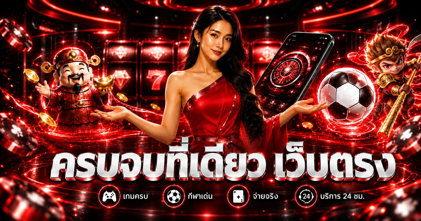 แบนเนอร์ MUN789 รวมเกม กีฬา และบริการบนมือถือ